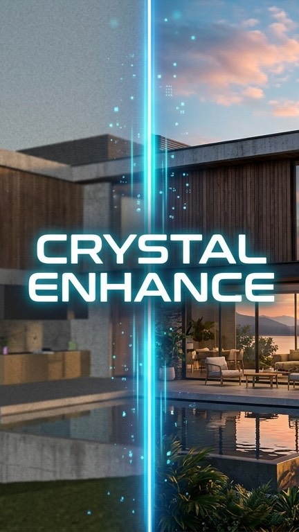 Flat render ➜ Photorealistic visualization ✨

See how Crysta