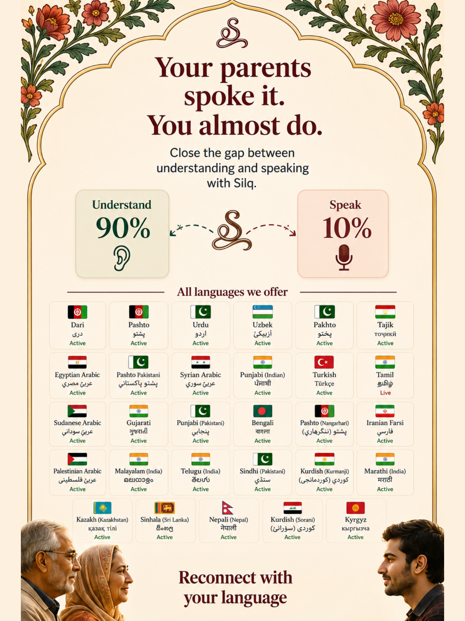 Learn the language you grew up around — finally, in a way th